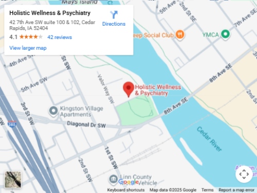 Welcome to Holistic Wellness And Psychiatry in Cedar Rapids, Iowa