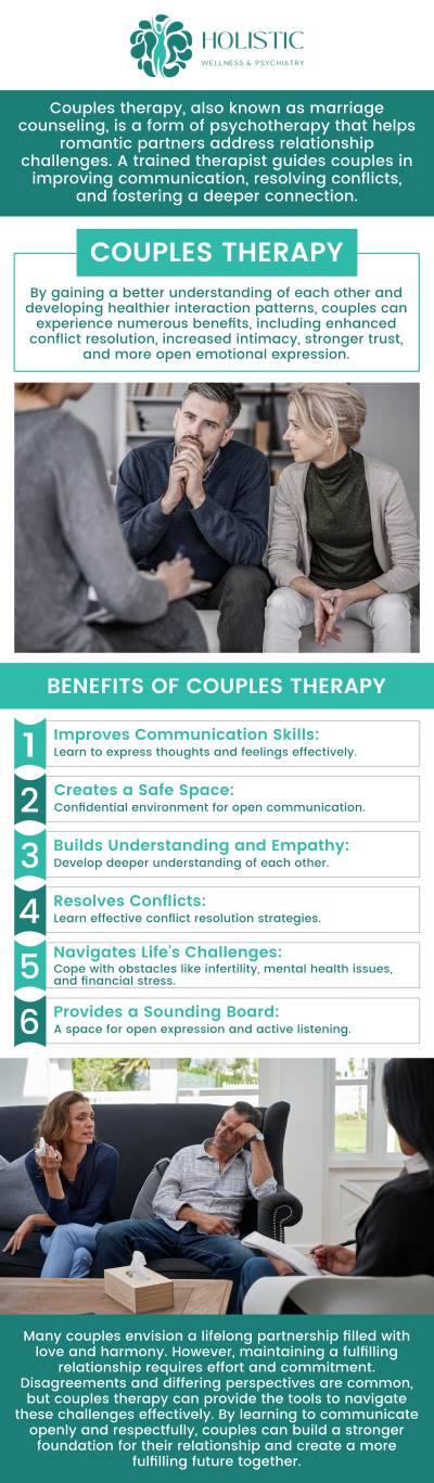 Common questions asked by patients: What is couples therapy, and how can it help strengthen relationships? How do I know if couples therapy is right for my relationship? What can I expect during a typical couples therapy session? How long does couples therapy typically take to show results? For more information, contact us or schedule an appointment online. We are located at 9150 Estate Thomas, Suite 206 St. Thomas 00802. We serve patients from St Thomas USVI, Charlotte Amalie USVI, Smith Bay USVI, Northside USVI, East End USVI, John Oley USVI, and surrounding areas. Common questions asked by patients: What is couples therapy, and how can it help strengthen relationships? How do I know if couples therapy is right for my relationship? What can I expect during a typical couples therapy session? How long does couples therapy typically take to show results? For more information, contact us or schedule an appointment online. We are located at 9150 Estate Thomas, Suite 206 St. Thomas 00802. We serve patients from St Thomas USVI, Charlotte Amalie USVI, Smith Bay USVI, Northside USVI, East End USVI, John Oley USVI, and surrounding areas.
