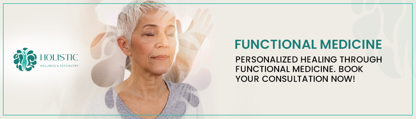 Functional Medicine - Personalized healing through Functional Medicine. Book your consultation now! at Holistic Wellness and Psychiatry in Cedar Rapids, IA and St. Thomas, USVI