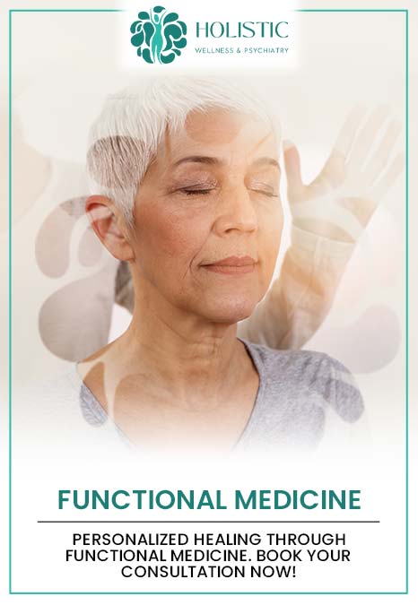 Functional Medicine - Personalized healing through Functional Medicine. Book your consultation now! at Holistic Wellness and Psychiatry in Cedar Rapids, IA and St. Thomas, USVI